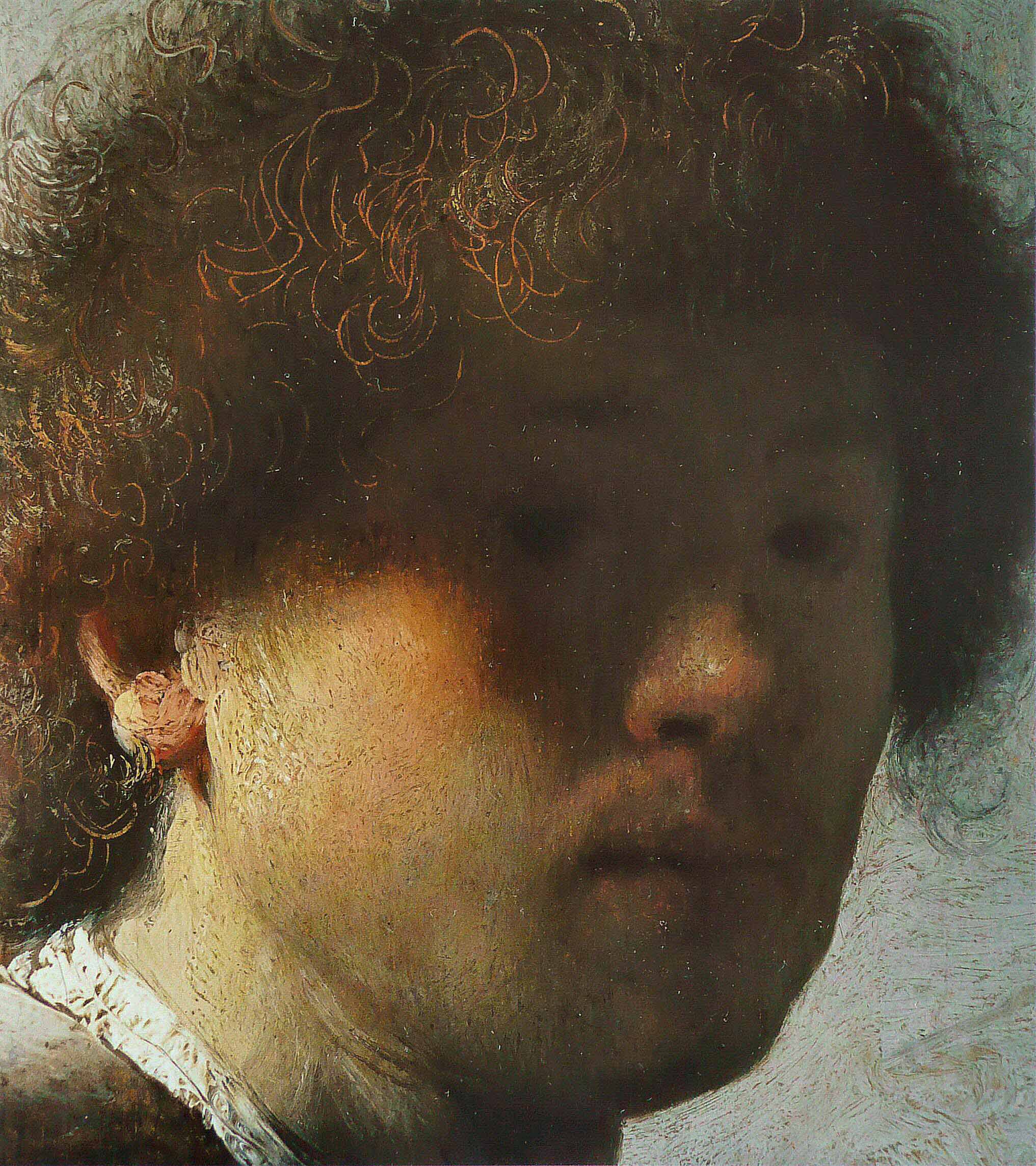 Rembrandt Peale Self portrait detail